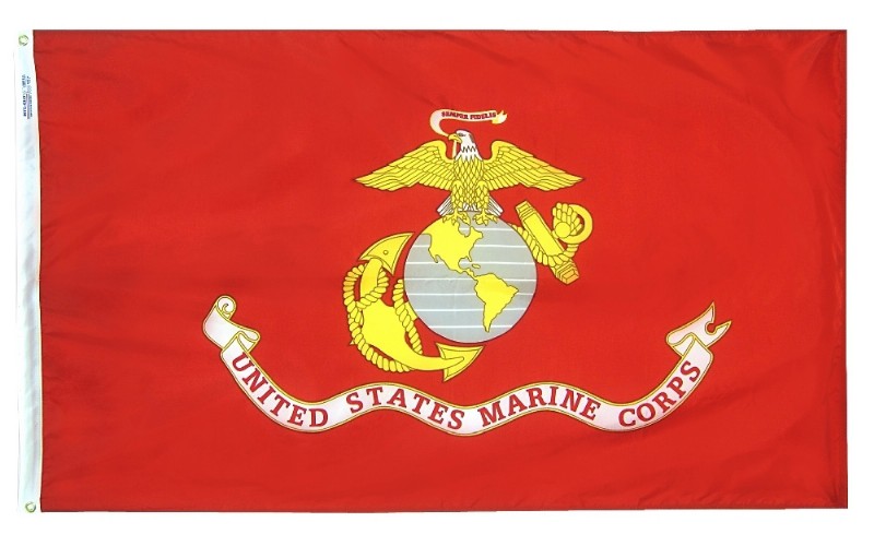 4 x 6' Nylon Marine Corps Flag