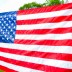 30 x 50' Polyester USA Flag with Vertical Stitching & Reinforced Corners