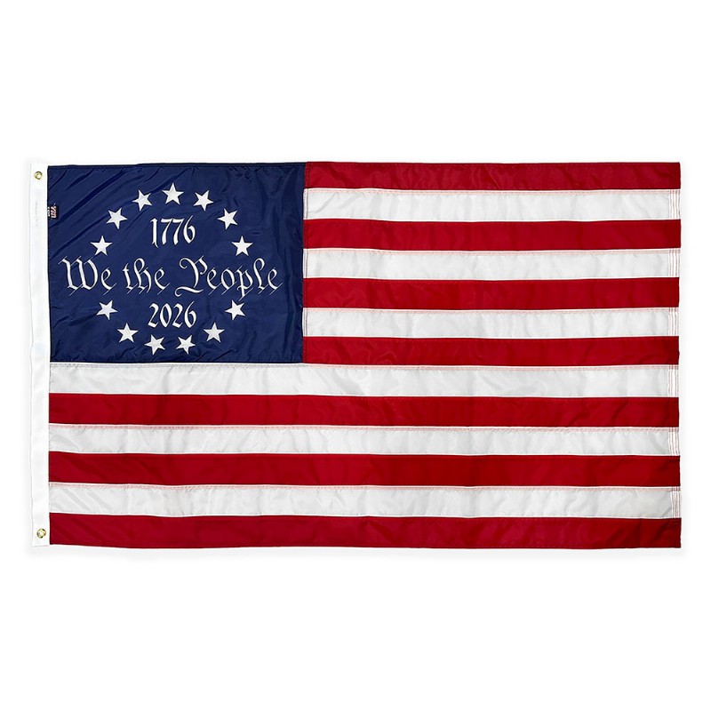 3’x5’ Nylon Betsy Ross We the People Flag