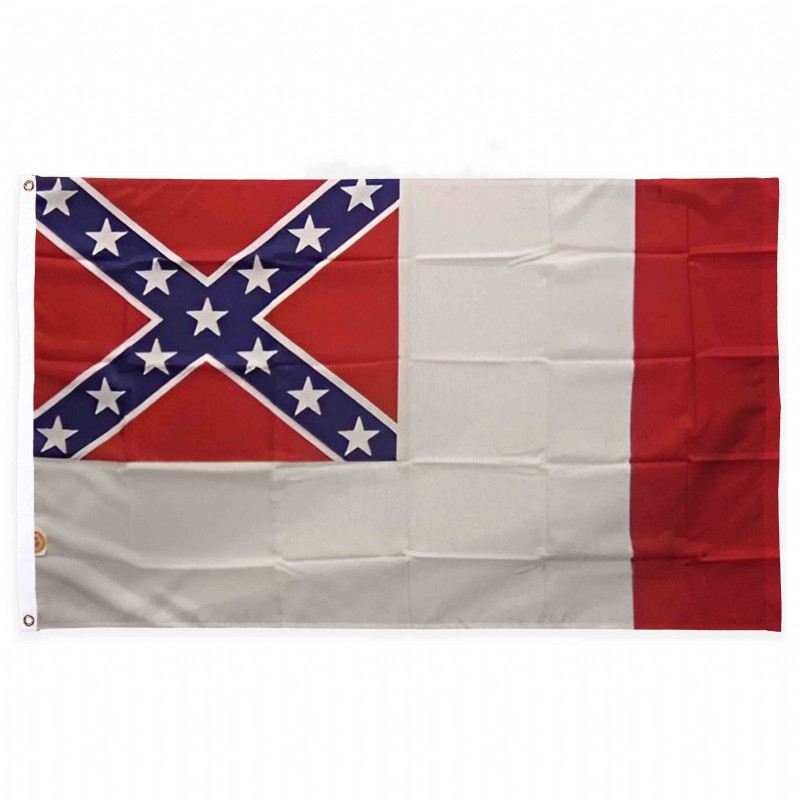 3x5' Nylon Cotton Third Confederate