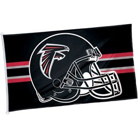 Atlanta Falcons Helmet 3' x 5' Flag