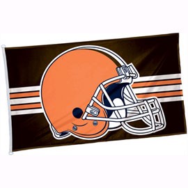 3' X 5' Cleveland Browns Helmet Flag